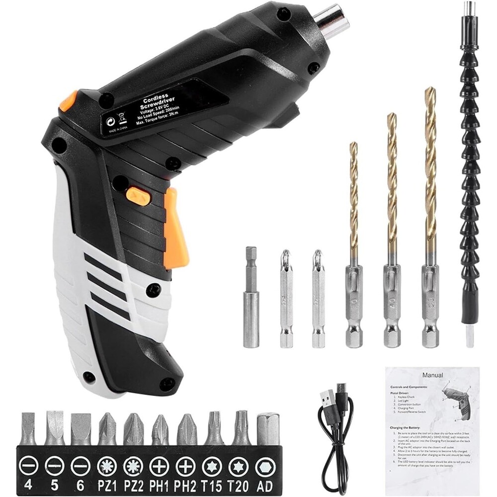 Cordless Electric Screwdriver Set